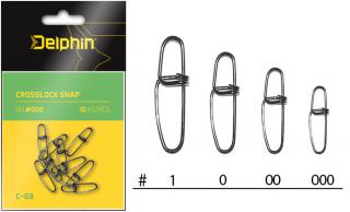 Karabinka Crosslock Snap C-03/10ks Velikost karabinky: BN/0