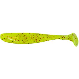 Keitech Easy Shiner 4''/7ks - Chartreuse Red Flake