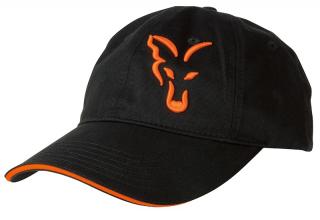 KŠILTOVKA FOX BLACK & ORANGE BASEBALL CAP