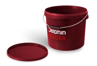Kulatý kbelík s víkem Delphin FEEDER 17L