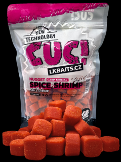 LK Baits CUC! Nugget Carp Spice Shrimp 17mm/1kg