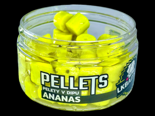 LK Baits Pelety v dipu Ananas 60g/12mm