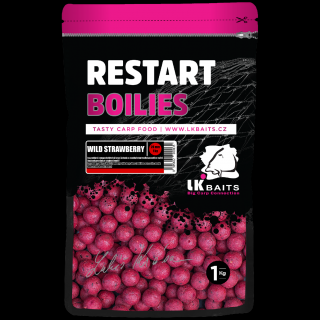 LK Baits ReStart Boilies Wild Strawberry 1Kg/20mm