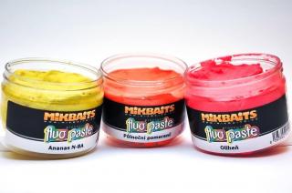 Mikbaits Fluo paste plovoucí těsto 100g Příchuť: Česnek