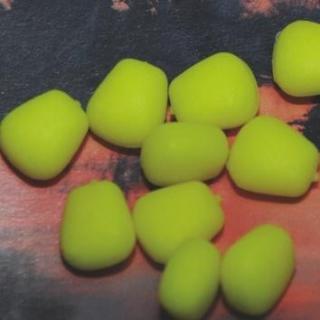 Mikbaits Imitace kukuřice FLUORO neochucená - plovoucí Fluo žlutá