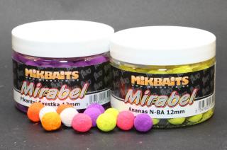 Mikbaits Mirabel Fluo boilie 150ml/12mm Fluo Příchuť: Ananas N-BA