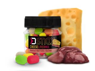 Nástraha MIX D SNAX WAFT Sýr - játra 20g Průměr nástrahy: 10x7mm