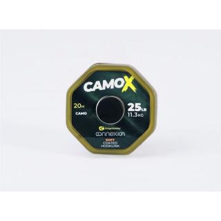 Návazcová šnůra Connexion CamoX Soft Coated Hooklink 20m/25lb
