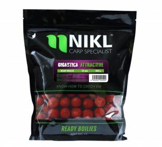 Nikl Hotové boilies Gigantica ATTRACTIVE 900 g Průměr nástrahy: 20mm/1kg