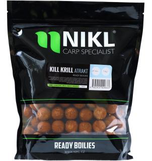 Nikl Hotové boilies Kill Krill ATTRACTIVE 1 kg Průměr nástrahy: 20mm/1kg