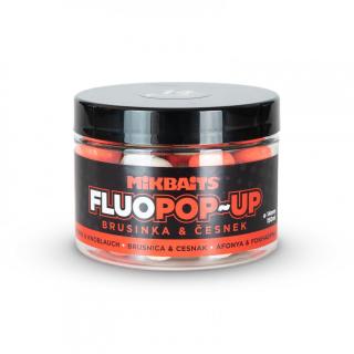 Plovoucí fluo boilie 150ml/14mm -  Brusinka Česnek