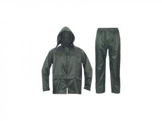 Rybářský nepromokavý oblek PVC zelený Velikost: L