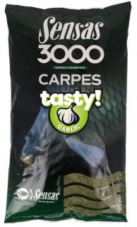 Sensas 3000 Carp Tasty Garlic (kapr česnek) 1kg