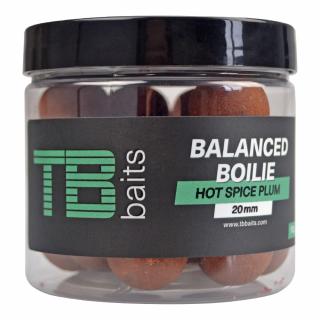 TB Baits Vyvážené Boilie Balanced + Atraktor Hot Spice Plum 100g Průměr nástrahy: 20mm