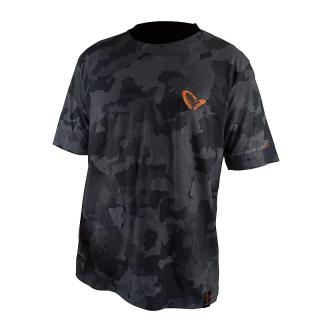 TRIČKO SAVAGE GEAR BLACK SAVAGE TEE Velikost trička: XXL