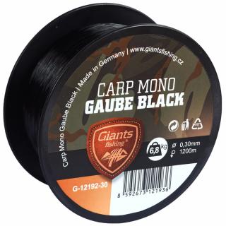 Vlasec Carp Mono Gaube Black Průměr: 1000m/0,40mm