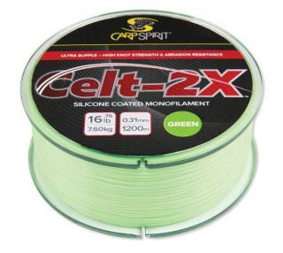 Vlasec Carp Spirit Celt 2x Mymetik - zelený Průměr a návin: 0,26mm/1600m