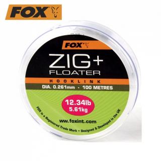 VLASEC FOX ZIG + FLOATER HOOKLINK 100M/0,28mm/6,80kg