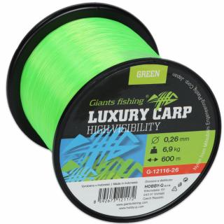 Vlasec Luxury Carp High-Visibility Green 600m Průměr: 600m/0,23mm
