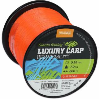 Vlasec Luxury Carp High-Visibility Orange Průměr a návin: 0,28mm/1600m