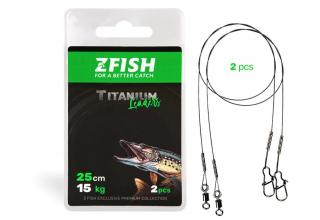 ZFISH Lanko Titanium Leader 25cm / 15Kg