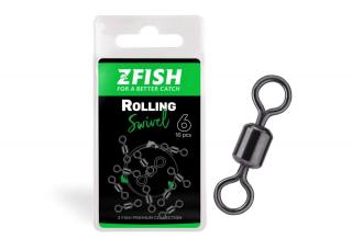 ZFISH Obratlík Rolling Swivel 10ks Velikost: 10