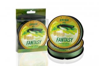 Zfish šňůra Fantasy 8-Braid 300m Průměr: 300m/0,25mm