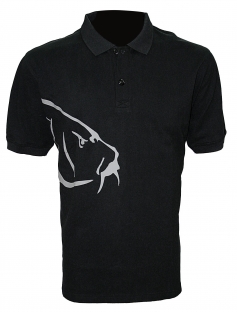 Zfish Tričko Carp Polo T-Shirt Black Velikost trička: XL