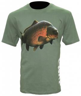 Zfish Tričko Carp T-Shirt Olive Green Velikost trička: L