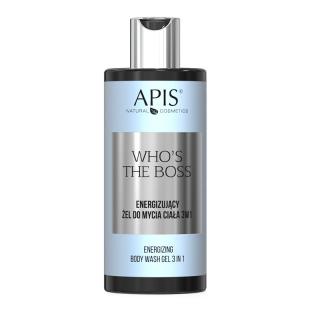 APIS Who's the Boss Energizující tělový mycí gel 3v1 300ml