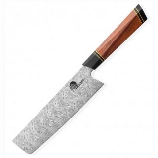 nůž NAKIRI 7  - Dellinger Octagonal Desert Iron Wood FULL