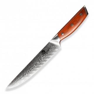 nůž plátkovací Carving 8,5  (210mm) Dellinger Rose-Wood Damascus