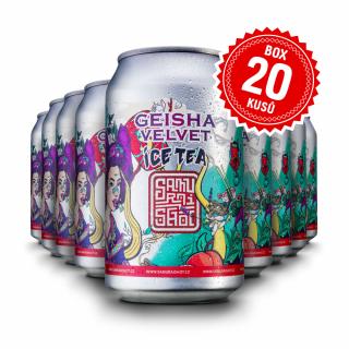 BOX 15+5ks ZDARMA GEISHA VELVET ICE TEA  330 ml