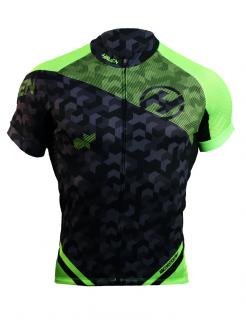 Cyklistický dres Haven Singletrail pánský black/green Velikost: XL