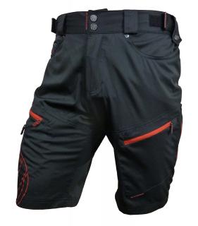 HAVEN Navaho Slimfit kraťasy pánské black/red Velikost: S