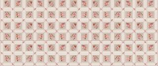 1325 PVC ubrus Florista (růže v kostkách) role Barva: růžová, rozměr: role 20 m (140 cm x 2000 cm)