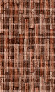 443 Aquamat - pěnová předožka - dekor dřevěná podlaha (š 130 cm) Barva: červená, šíře: 130 cm x 1500 cm