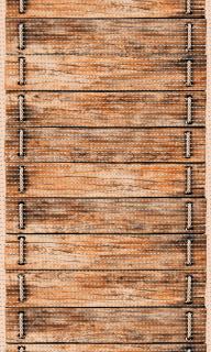 461 Aquamat - pěnová předložka - dřevěná podlaha (š 130 cm) Barva: hnědá, šíře: 130 cm x 1500 cm
