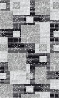 564 Aquamat - pěnová předložka - geometrický vzor (š 65 cm) Barva: šedá, šíře: 65 cm x 1500 cm