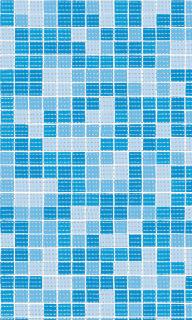 569 Aquamat - pěnová předložka - mozaika (š 65 cm) Barva: modrá, šíře: 65 cm x 1500 cm