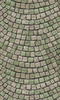 579 Aquamat - pěnová předložka - přírodní kámen mozaika (š 80 cm) Barva: zelená, šíře: 80 cm x 1500 cm