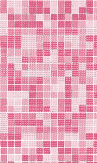 Aquamat 569 - pěnová předložka - mozaika ks Barva: růžová, šíře: 65 cm x 100 cm