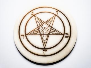 HeLLWood - Baphomet - kruh průměr 90 mm