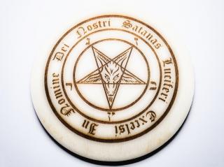 HeLLWood - In Nomine Baphomet - kruh průměr 90 mm