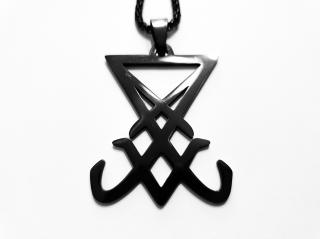 Náhrdelník - Sigil of Lucifer - 316L - Black