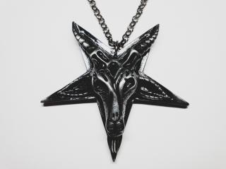 Náhrdelník - Velekněz Goat - velký - Black Ritual
