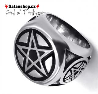 Prsten - Seal of Pentagram - 316L