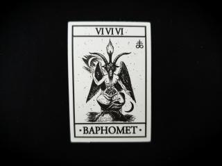 Samolepka - Baphomet VI VI VI