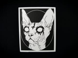 Samolepka - Darkness Cat
