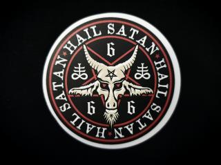 Samolepka - Hail Satan